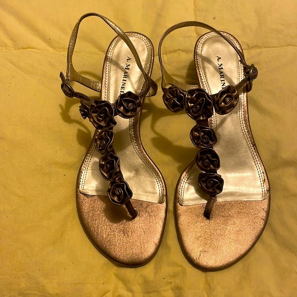 NWOT A. Marinelli sandals new, never worn no tag or box. - Picture 1 of 7